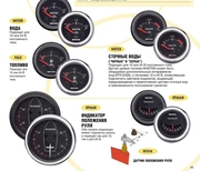 Приборные панели для судовых двигателей