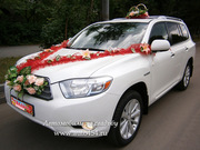 Белый джип Тойота Хайлендер на заказ