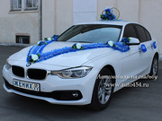 Аренда белая БМВ 330 на свадьбу