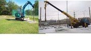 Услуги ямобура, мини экскаватора в Лен.обл и СПБ