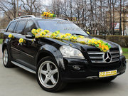 Черный джип Мерседес GL500 на свадьбу