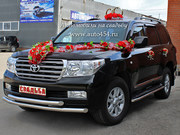 Черный Ленд Крузер 200 на свадьбу