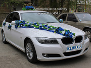 Аренда,  прокат белая БМВ 320 на свадьбу