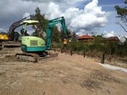 Установка винтовых свай Рощино, монтаж свайного фундамента Рощино