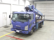 Ямобур кран Isuzu Forward кузов FRR90S2