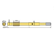 Хвостовик аналог Ingersoll YH 110 VRP,  Y 135 RP